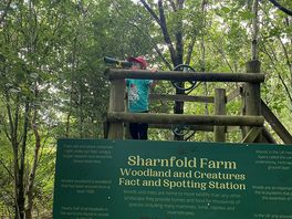 One of the many things to do on the farm trail.