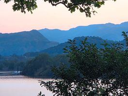 The view from camp on a morning