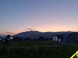 Stunning views of sunset over blencathra