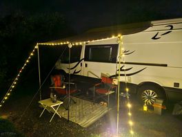 Campervan at night