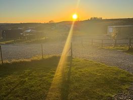 Sunset from our pitch