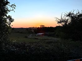 A strategically cut hedge to enjoy the views