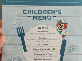 Harry's bar menu july 2025