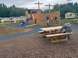 Pirate park a little walk from the campsite not able to send kids on there own from the camp