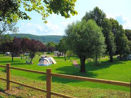 Camping pitches with optional electric