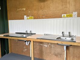 Washing up area