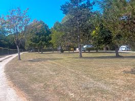 Grass area in middle
