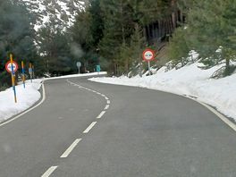 Snow on the way there