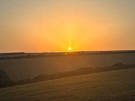 Beautiful sunsets from tent