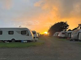 Lovely sunset at well park - tenby