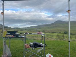 View from camping spot