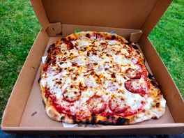 Fantastic home made pepperoni pizza
