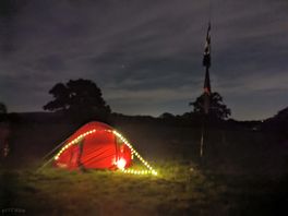 All set up for the night