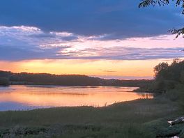 Sunset over loire
