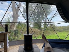 Feet up
