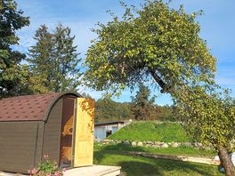 Solid timber cabin