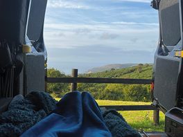 View from the back of my van