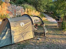 Nice private tent pitch
