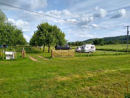 All set up and enjoying the view