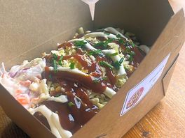 Pulled pork box with chips