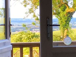 View from the bed