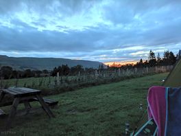 View at sunset