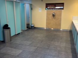 Toilets spotless no matter what time of the day