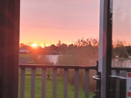Sunrise from living room