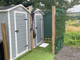 Toilet and shower