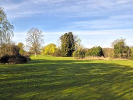 Field to the front of the campsite for dog walking