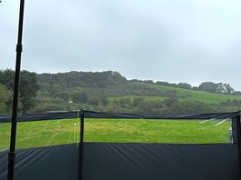 The view from our pitch .