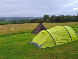My tent and my brother's tent