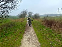 30min walk back after excellent sunday lunch