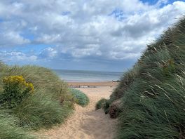 The path down to the beach