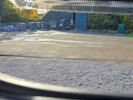 Industrial shed opposite the site with a lovely country view of the bins