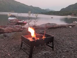 Night time camping
