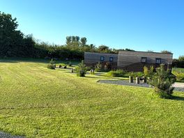 Lovely blue skies on site