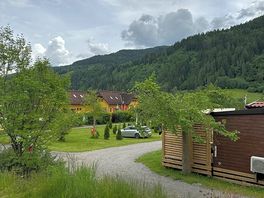 Uitzicht vanaf de camperplaats prachtig