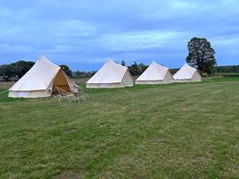 Choose 1 of our 5 luxury bell tents