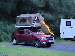 Hardstanding, serviced pitch.