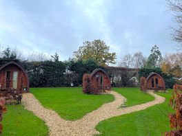 The glamping pods