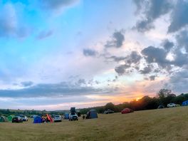 The spectacular sunset