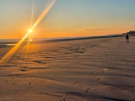 Sunset on the beach