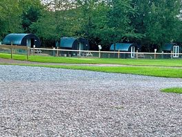 Lovely cabins form hire at site