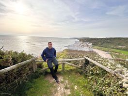 Local beach and cliffs