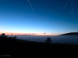 Start of the morning sunrise