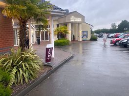 Swimming pool and bar