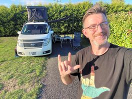My cosy camping setup at stratton farm — quiet, tidy, and perfectly maintained site.