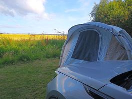 Camp pitch to the east