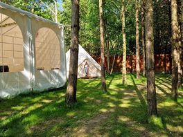 Marquee and chill out tent